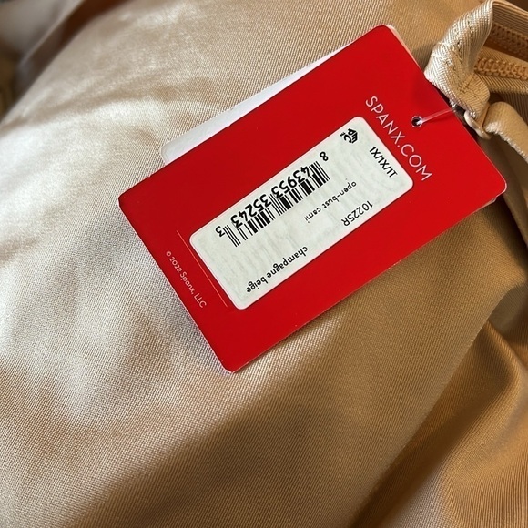 Spanx suit your fancy, open, bust, Cami, champagne, beige. New with tag - Picture 3 of 3